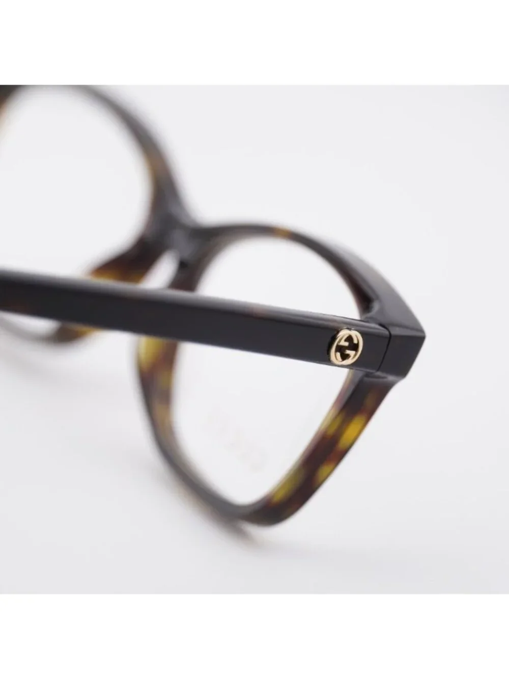 Gucci GG0613O 002 Eyeglasses Havana 52mm Rectangle Frame